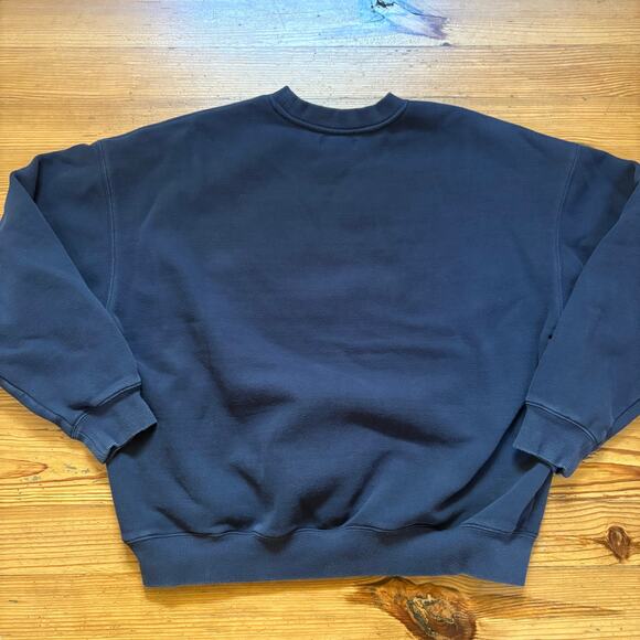 PacSun navy blue NYC pullover crew sweatshirt SIZE L - Picture 6 of 6